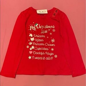 NEW The Children’s Place Christmas Long Sleeve Tee